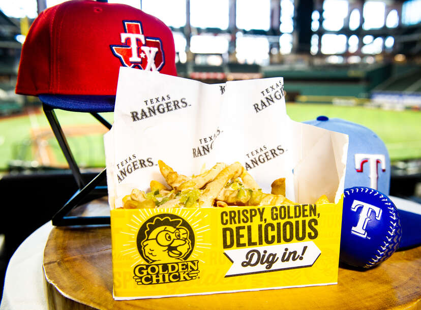 TEXAS RANGERS BALLPARK FOOD--ArlingtonHad to get out herr me to try