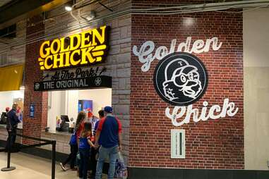 Golden Chick at Globe Life Field, Arlington