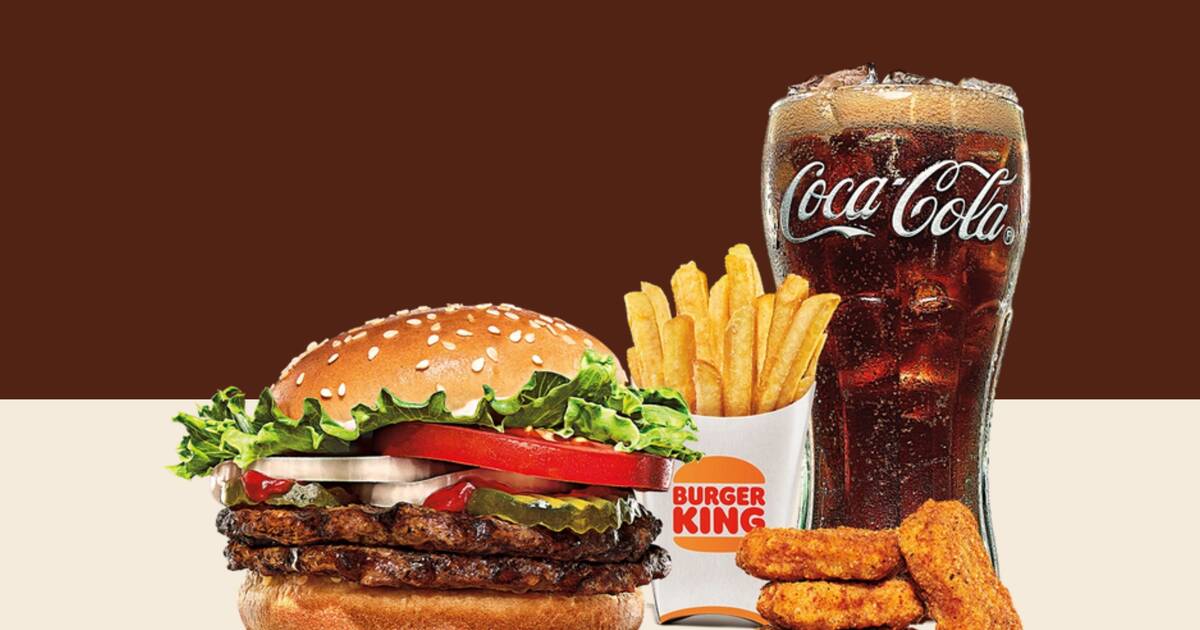 Food from burger deals king