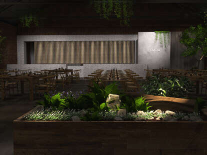 Rendering of Noma interior at Brooklyn dinner series