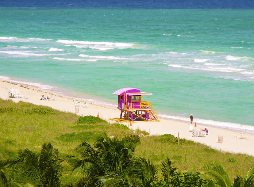 Miami Beach, Florida Postcard The Caribbean Hotel