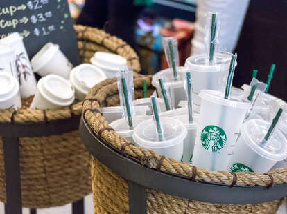 Starbucks brings back personal reusable cups to Starbucks cafes in