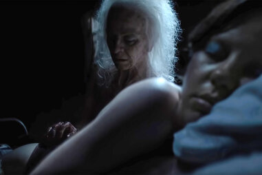 mia goth in x, mia goth x double role