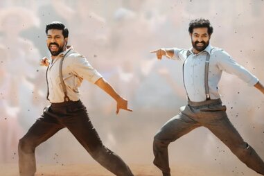 ram charan and ss rajamouli in rrr