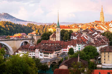 Bern Skyline in Switzerland