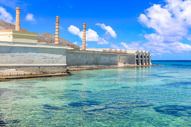 The Tonnara building on Favignana