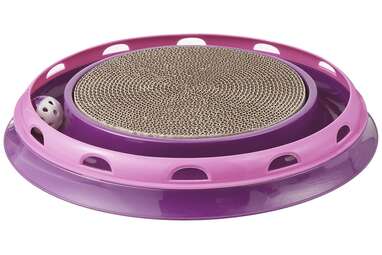 Best 2-in-1 toy: Frisco Scratch & Roll Scratcher Cat Toy with Catnip