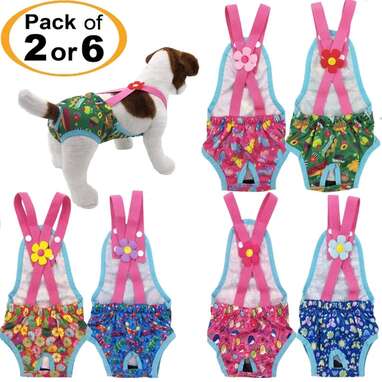 Funny Dog Clothes Female Dog Diapers