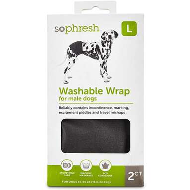 So Phresh Washable Wrap for Male Dogs