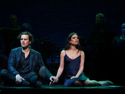 Jonathan Groff and Lea Michelle Talk 'Spring Awakening