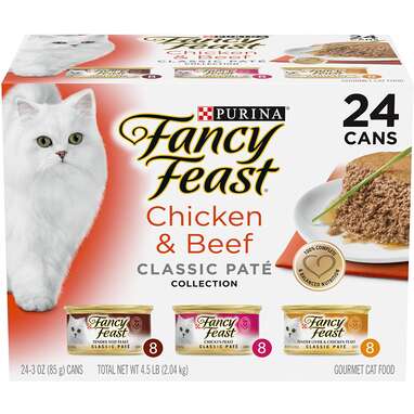 Best budget grain-free cat food: Purina Fancy Feast Classic Pate Variety Pack