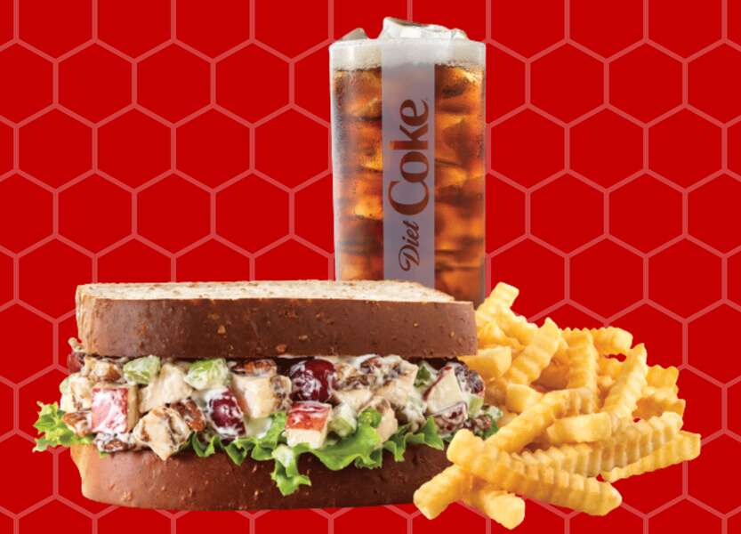 Arby's Pecan Chicken Salad Sandwich & Orange Cream Shake Return to Menu