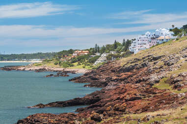 View of Portezuelo neighbourhood from Punta Ballena