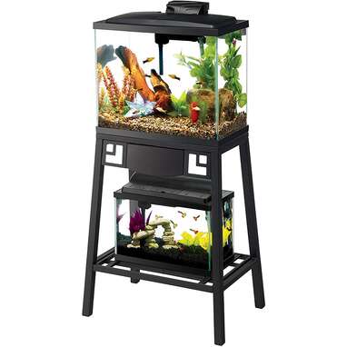 Multiple fish tank shop stand