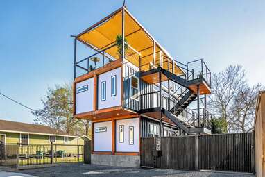 airbnb shipping container homes
