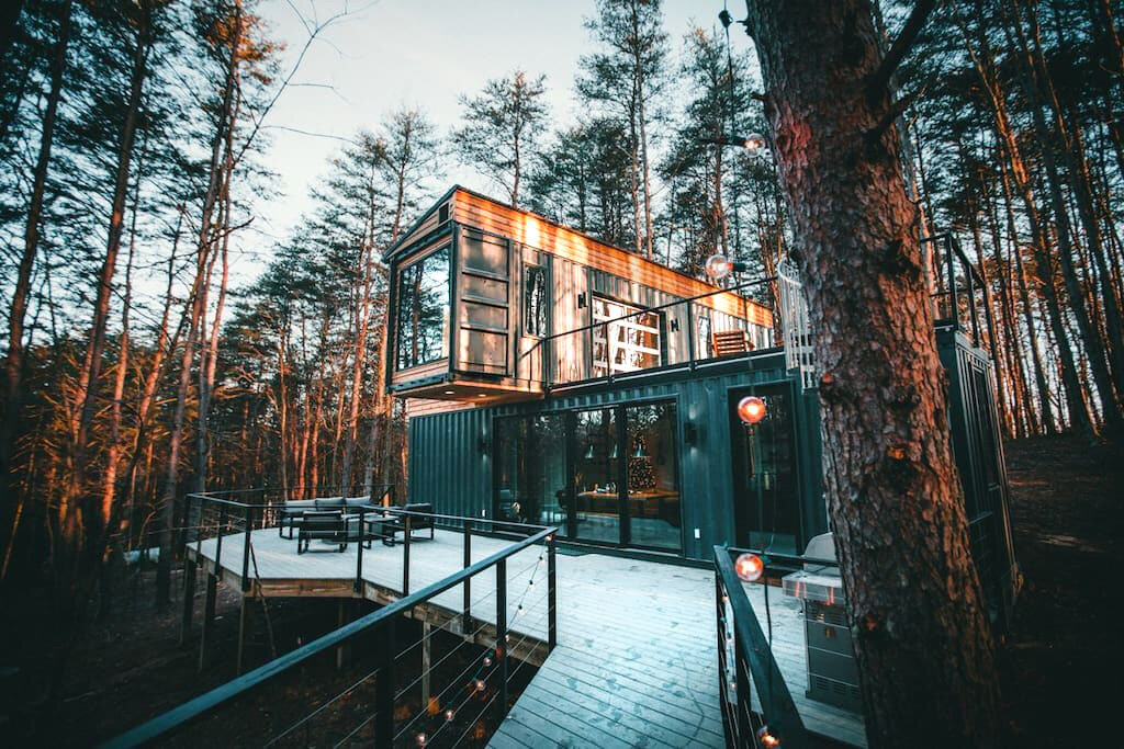 airbnb shipping container homes