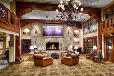 Inside the Grand Canyon Railway Hotel