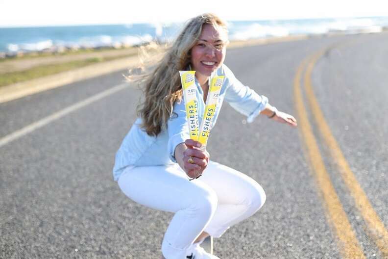 Fishers Island Lemonade frozen alcoholic pops.