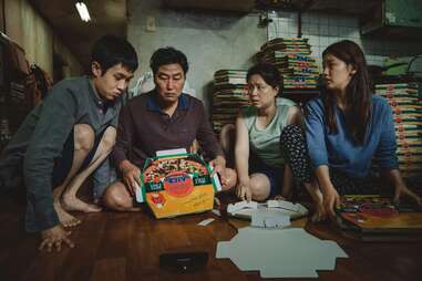 Song Kang-ho in parasite, parasite family