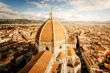 View of Brunelleschi Dome and the city