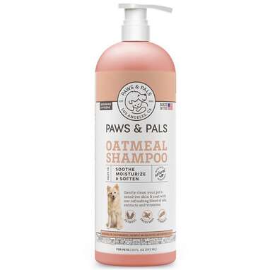 Best hot spot-treating puppy shampoo: Paws & Pals Oatmeal, Sweet Basil & Turmeric Shampoo