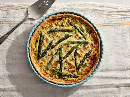 asparagus lemon quiche