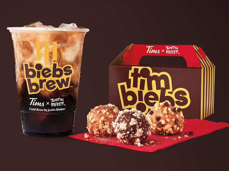Tim Hortons and Justin Bieber Team Up Again for New Cold Brew Flavor