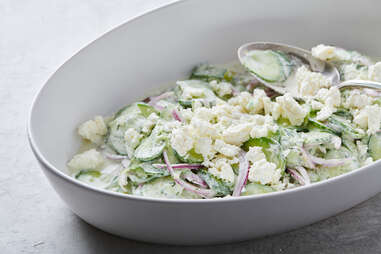 creamy cucumber salad