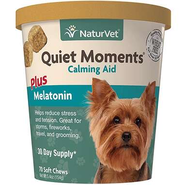 NaturVet Quiet Moments Calming Aid Dog Supplement 