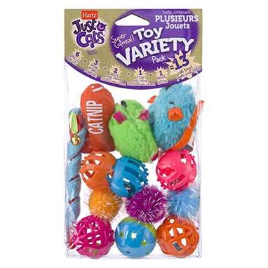 Best variety pack: Hartz Just For Cats Cat Toy Variety Pack (13 count)