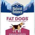 A balanced weight-loss food that will keep your dog feeling full: Natural Balance Fat Dogs Low Calorie Dry Food (28-Pound Bag)