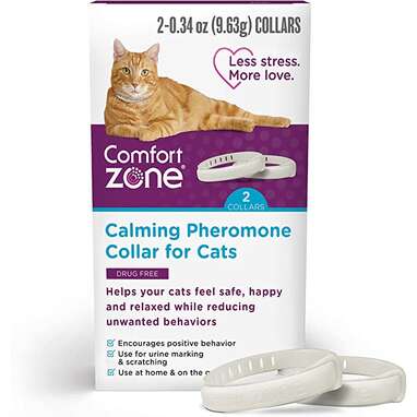 Best To Fight Urine Marking: Comfort Zone Cat Calming Pheromone Collar