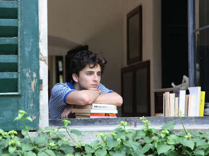 timothee chalamet in call me by your name
