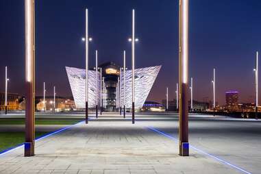 Historic site of the Titanic launch