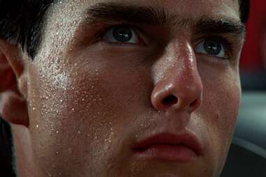 top gun, tom cruise sweaty