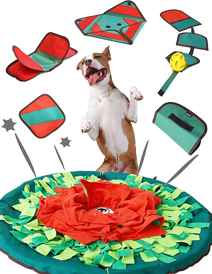 Vivifying Snuffle Mat for Dogs, 35×23 Pet Mat for Large Dogs and