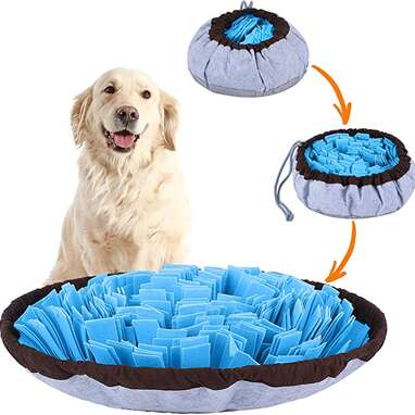 Smellymatty Snuffle Mat for Dogs - Enrichment Hide & Seek Treat Toys (Large  Nose