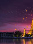 Wat Arun Ratchawararam at sunset