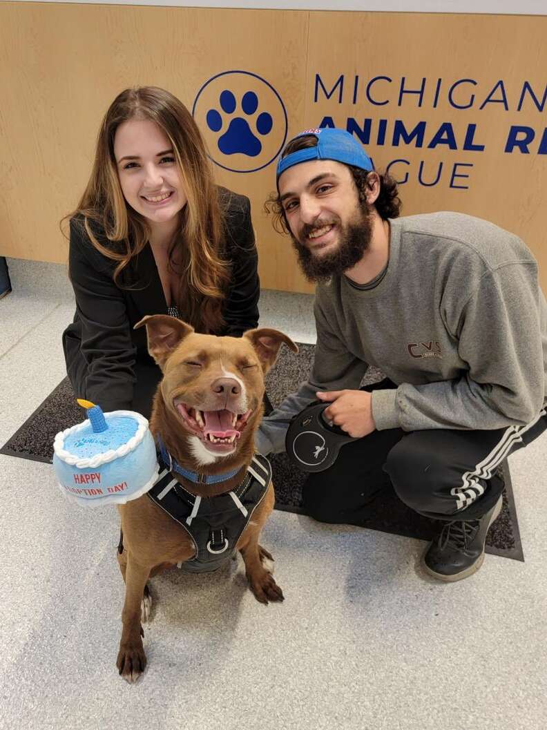 Shelter Dog Adopted