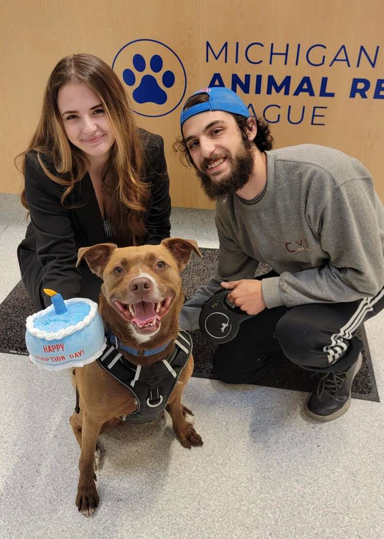 Shelter Dog Adopted