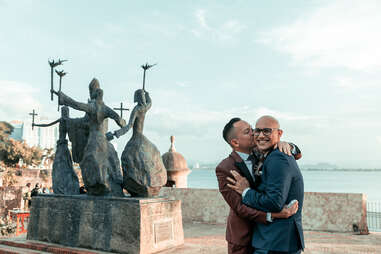 Gay Couple in San Juan, Puerto Rico