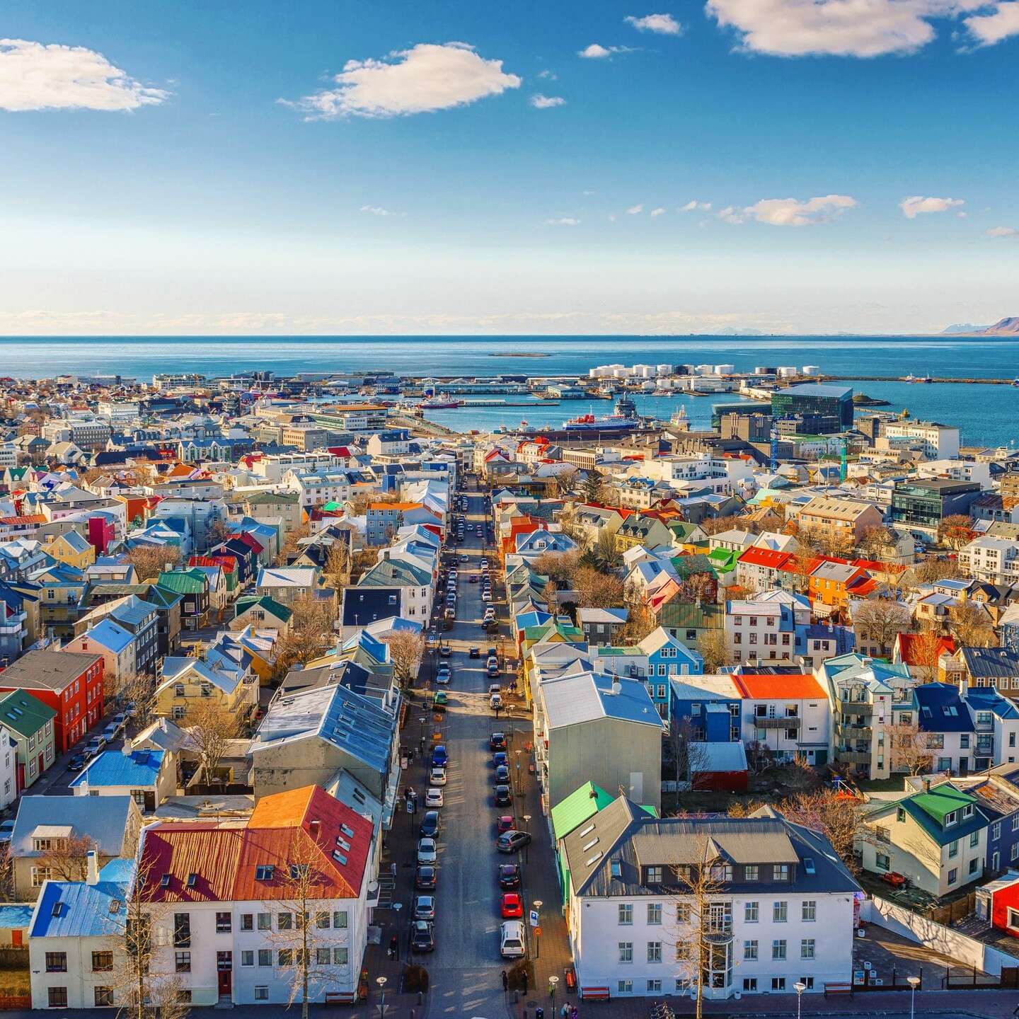 Houses in Reykjavík, Iceland