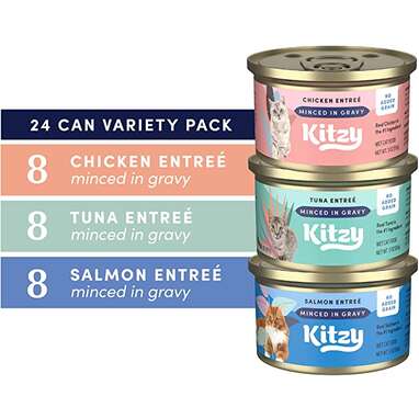 Best grain-free variety pack: Kitzy Wet Cat Food Variety Pack