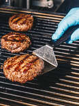 burgers on grill 