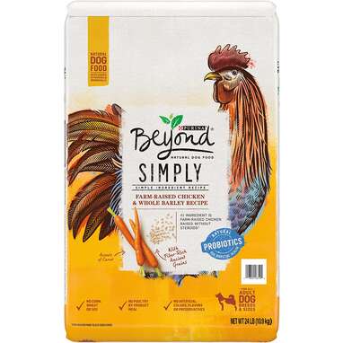 Best limited-ingredient dog food without dairy, eggs, soy or wheat: Purina Beyond Simple Ingredient, Natural Dry Dog Food, Simply Farm Raised Chicken & Whole Barley Recipe