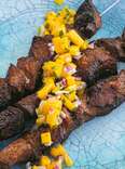 Jerk-Marinated Pork Anticuchos