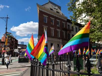 Christopher Street outside The Stonewall Inn
