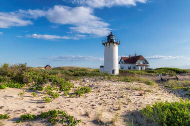 Race Point lighthouse in Provincetown, Massachusetts