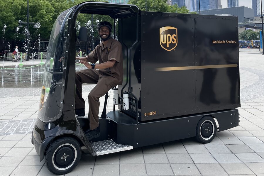 Ride & Deliver UPS Truck