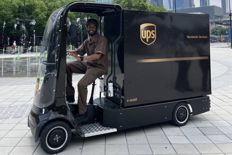 Small Auto Ups UPS Just Launched a New E-Fleet of Four-Wheel Mini Trucks - Thrillist